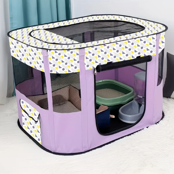 Foldable Rectangular Pet Tent
