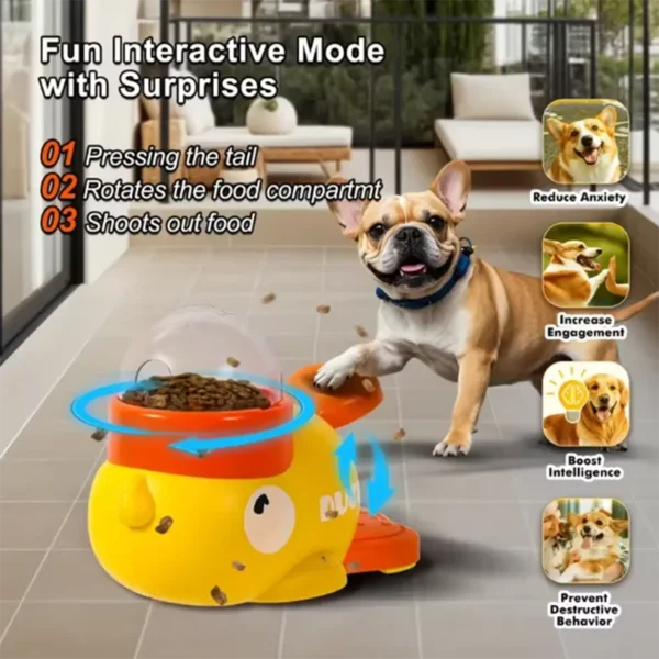 Llittle Yellow Duck Interactive Feeding Puzzle