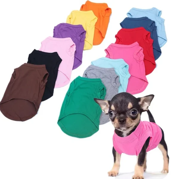 Pure Cotton Pet T-Shirts